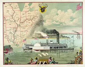 Mississippi River steamer