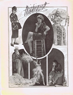 Mistinguett in the revue Bonjour Paris at the Casino de Pari Mistinguett in the revue Bonjour Paris at the Casino de Pari