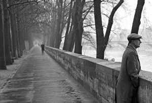 Solitary Prints: Misty day on the River Seine, Paris