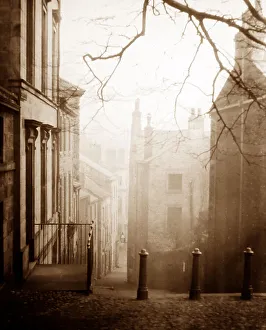 A misty morning in Lancaster, early 1900s