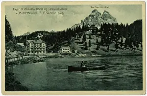 Lago Prints: Misurina Lake and the Hotel Misurina - Dolomites, Italy