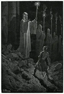 Encounters Prints: Mitaine Dead Paranormal Apparitions Traditional