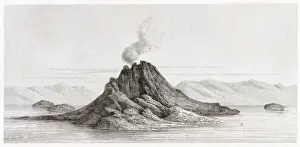 Volcanoes Prints: Mitake, Japan Date: 1830s