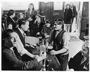 Guinness Prints: Mixed Bar Scene 1930S