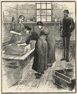 Explosives Gallery: Mixing House Girls Rubbing and Mixing Dynamite