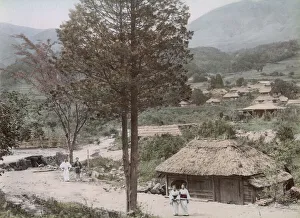 Covering Prints: Miyagino Village, now probably Miyagino-ku, Sendai, Japan