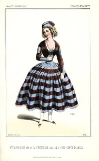 Mlle Alphonsine as the Princess Castorine in