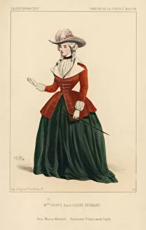 Mlle. Angelina Grave as Herminie d Hacqueville