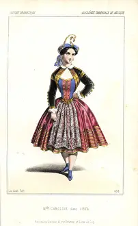 Mlle. Caroline Lassiat in Maziliers Orfa at the Academie Imperiale de Musique