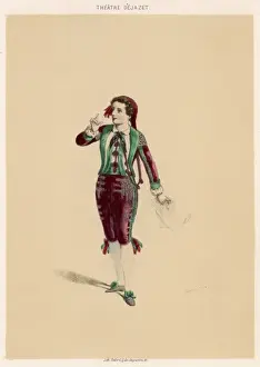 Armes Prints: Mlle Dejazet - Figaro