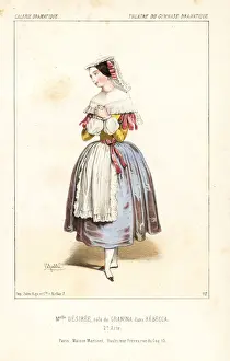 Mlle. Desiree as Gianina in Rebecca, 1844