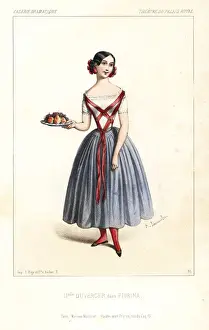 Galerie Prints: Mlle. Duverger in the title role of Fiorina, 1844