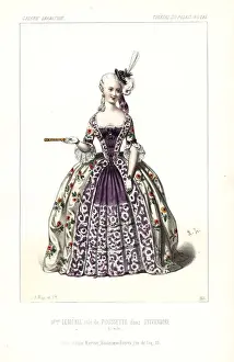 Theater Prints: Mlle. Elisa Clarisse Lemenil as Poussette