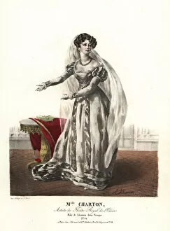 Henrietta Gallery: Mlle Henrietta Charton as Leonore in Fiesque, 1824