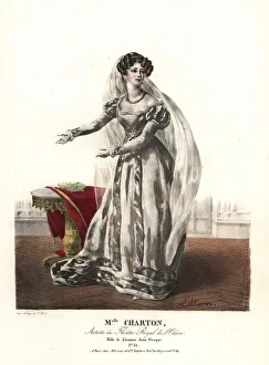 Henrietta Gallery: Mlle Henrietta Charton as Leonore in Fiesque, 1824