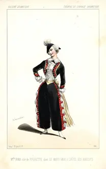 Lhotel Prints: Mlle. Irma Aubry as Polkette in Le Mardi Gras