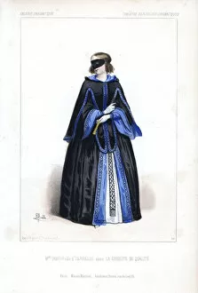 Masquerade Collection: Mlle. Judith as Isabelle in La Grisette de Qualite, 1844