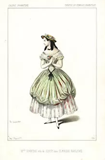 Mlle. Marthe Letessier as Jenny in Clarisse Harlowe, 1846