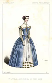 Mlle. Marthe Letessier as Marie Stuart in