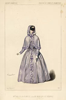 Masquerade Collection: Mlle. Melcy as Amelie in Un Mari qui se Derange, 1846