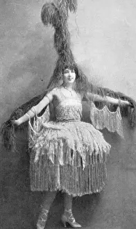 Mlle Mistinguett, the Paris Music Hall star, Paris, 1920