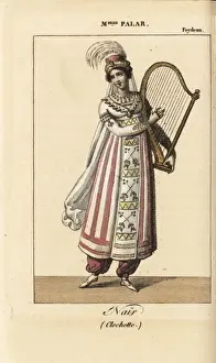 Almanach Prints: Mlle Palar as Nair in the opera La Clochette