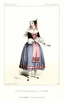Pauline Gallery: Mlle. Pauline Anais as Mariana in Les Sirenes
