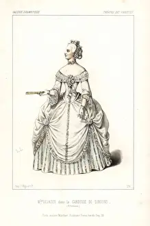 Mlle. Pauline Virginie Dejazet in La Gardeuse