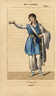 Andre Gallery: Mlle. Venzel or Elisa Wenzel as David in Saul at