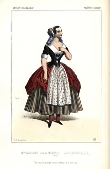 Halles Prints: Mme Guichard as Morielle in Le Roi des Halles