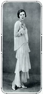 Satin Gallery: Mme. Lucien Lelong wearing a Lelong design