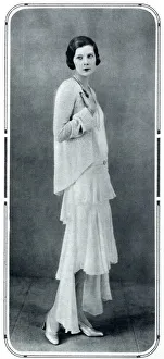 Images Dated 16th October 2019: Mme. Lucien Lelong wearing a Lelong design
