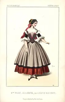 Bertha Prints: Mme. Mallet as Bertha in le Billet de Marguerite