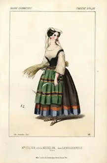 Alexandre Prints: Mme Marguerite Ugalde as La Tonelli at the Opera Comique