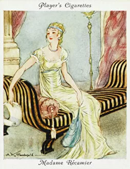 1849 Collection: Mme Recamier / Cig Card