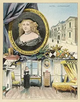 Noble Woman Prints: Mme De Sevigne