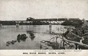 Sierra Prints: Moa River Railway Bridge, Sierra Leone, West Africa