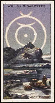 Concentric Prints: Mock Moons (Cig Card)