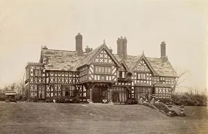 Mock Prints: Mock Tudor building, Cheshire Date: circa 1889