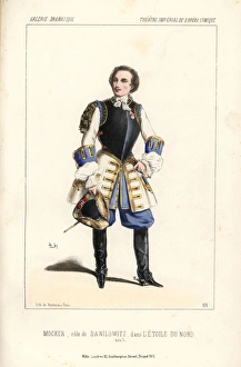 Mocker as Danilowitz in Meyerbeers comic opera
