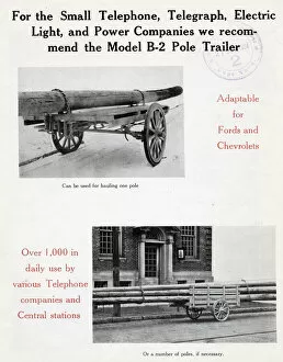 Images Dated 4th March 2020: Model B-2 Pole Trailer