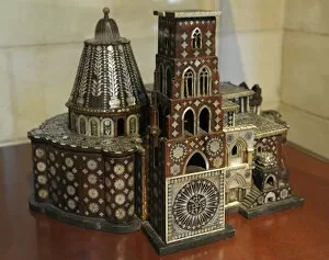 Images Dated 6th January 2014: Model of the Chruch of the Holy Sepulcher. 17th-18th century