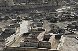 Images Dated 4th January 2014: Model of the city of Jerusalem. Israel