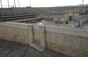 Images Dated 4th January 2014: Model of the city of Jerusalem. Israel