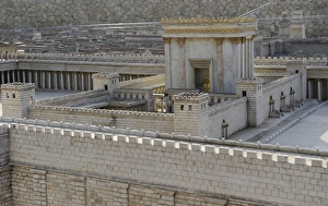 Images Dated 4th January 2014: Model of the city of Jerusalem. Israel
