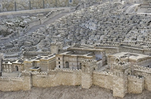 Images Dated 4th January 2014: Model of the city of Jerusalem. Israel