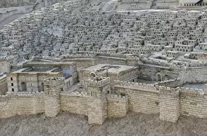 Images Dated 4th January 2014: Model of the city of Jerusalem. Israel