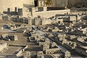 Images Dated 4th January 2014: Model of the city of Jerusalem. Israel