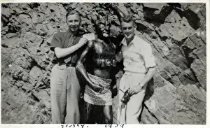 Model of the Devil at The Devils Hole, Greve de Lecq, Jerse