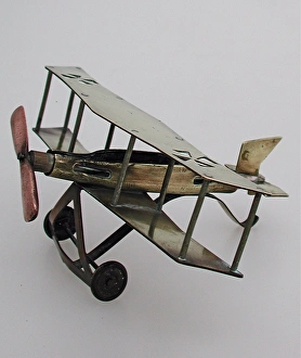 Images Dated 4th October 2008: Model of German biplane, WW1